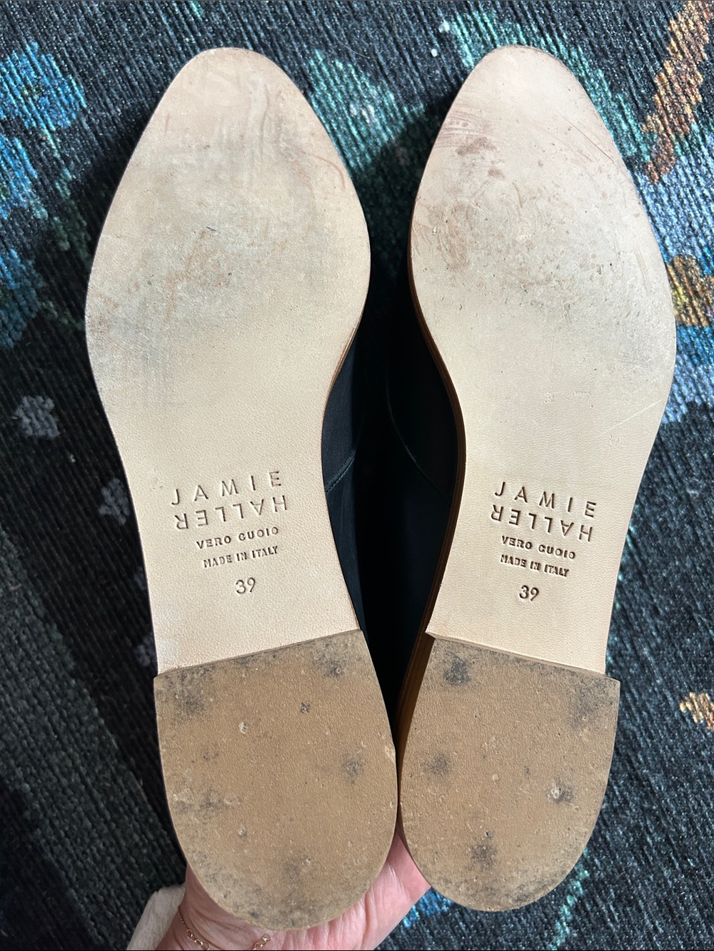 Jamie Haller Black Oxfords EU 39 Fits Women size 9 Worn once! Rare!!🖤 - Picture 7 of 13